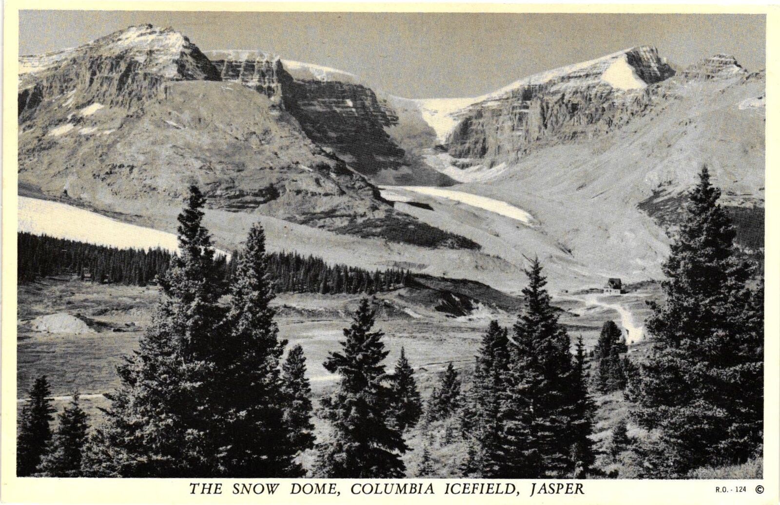 Vintage Postcard- The Snow Dome, Columbia Icefield, Jasper