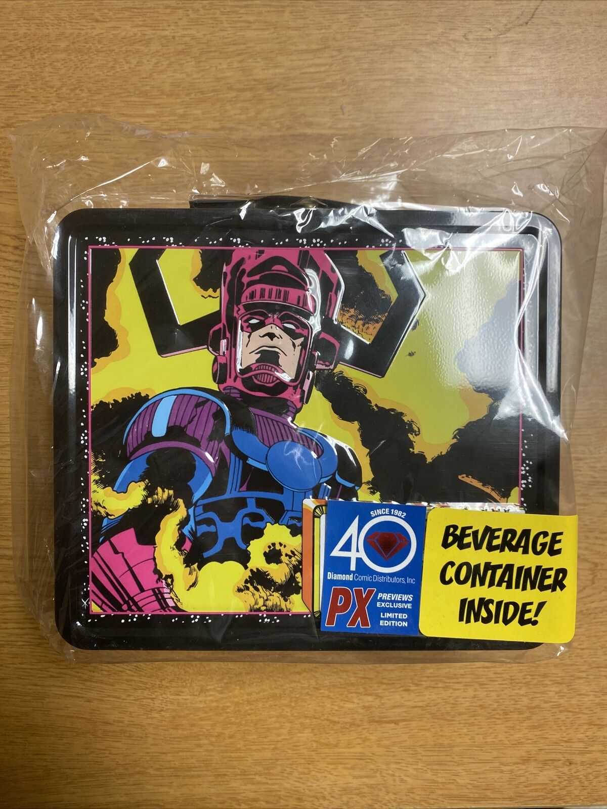 TIN TITANS PX LUNCHBOX & THERMOS GALACTUS PX PREVIEWS EXCLUSIVE