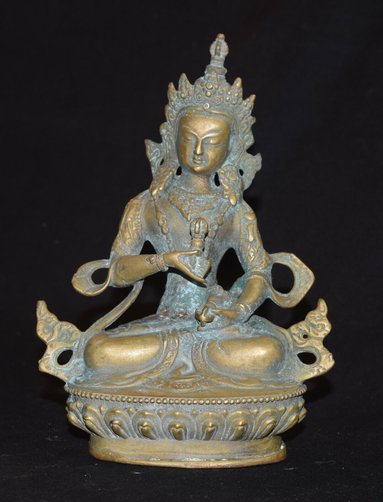 Chinese Tibetan Style Copper Alloy Figure of Bodhisattva Vajrapani, 20th Century