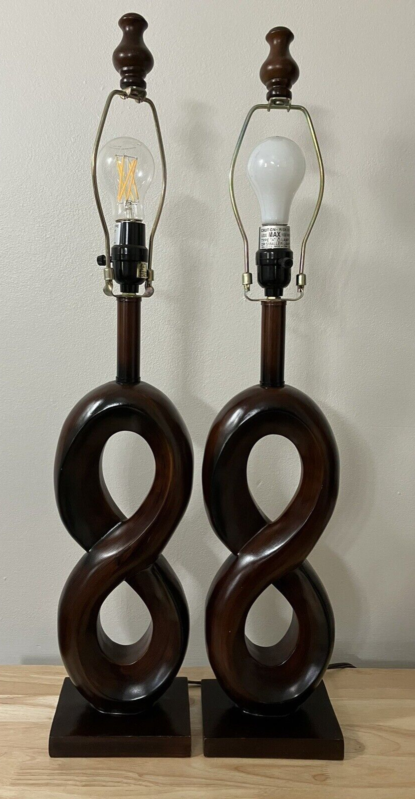 Vintage Wood Lamps 2 - \