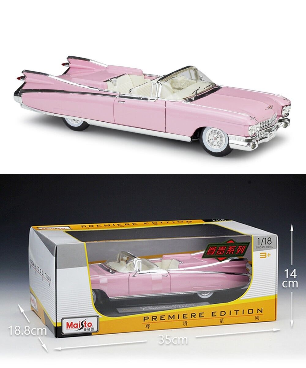 Maisto 1:18 1959 Cadillac Eldorado Biarritz Alloy Diecast vehicle Car MODEL Gift