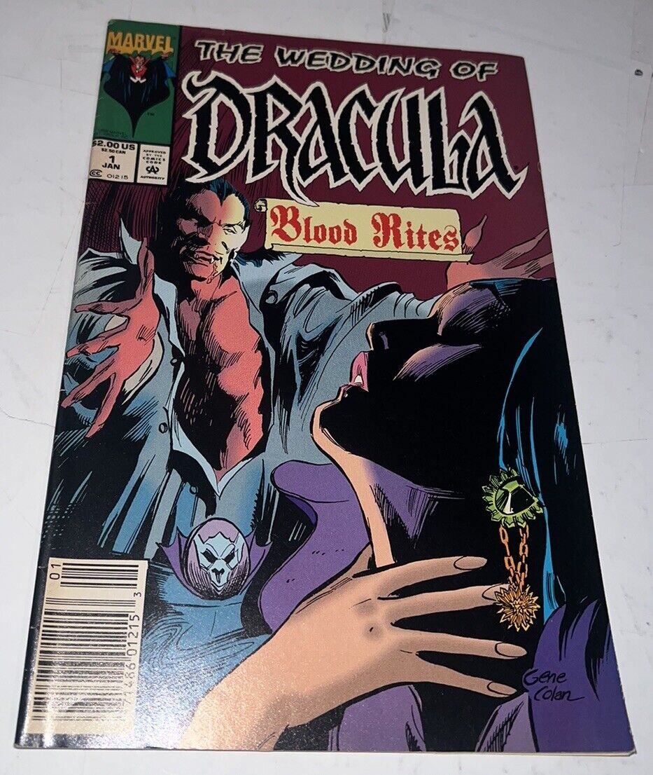 The Wedding Of Dracula #1 Comic Book (1992 Marvel) Blade Deacon Frost VF/NM