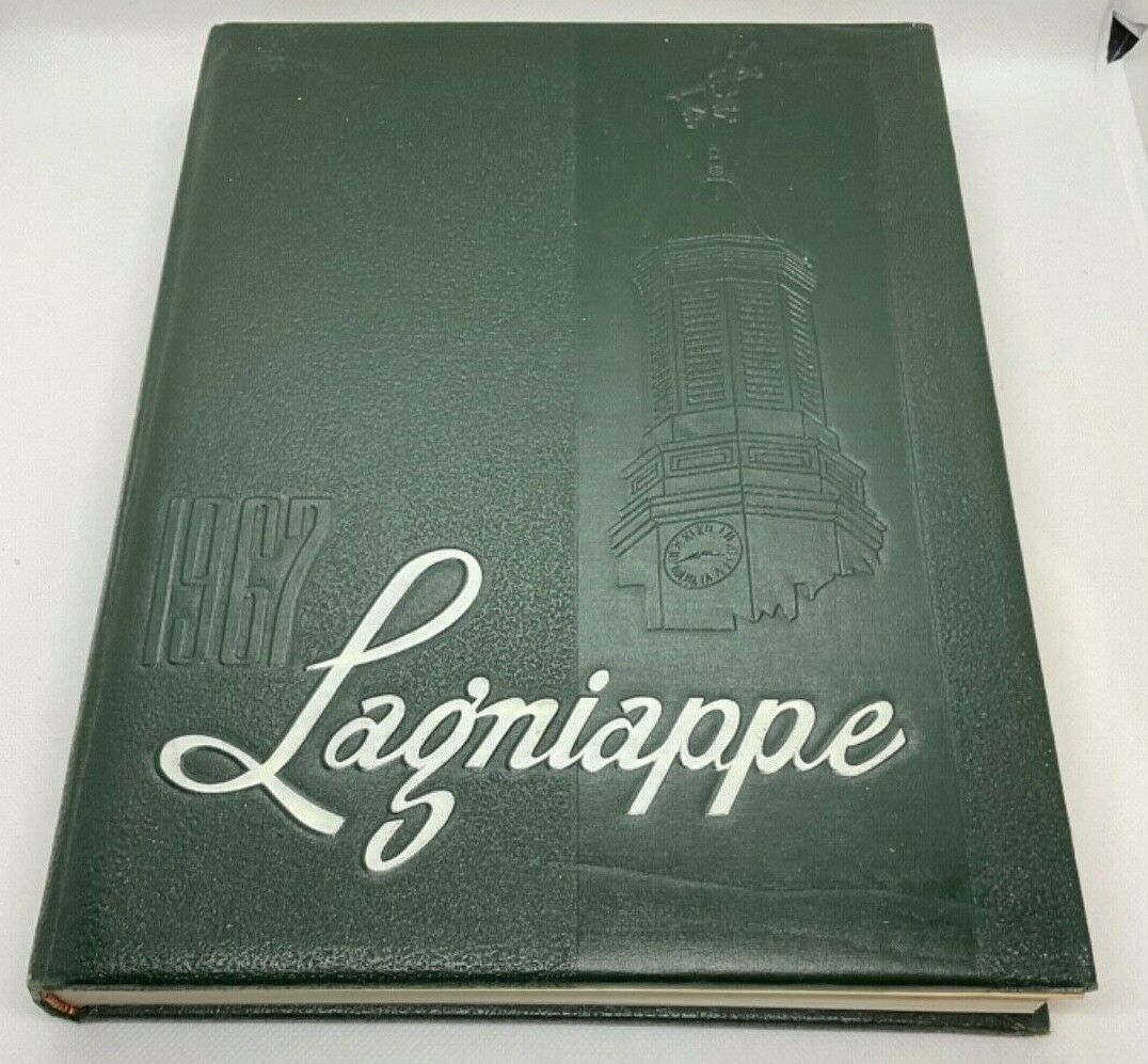 1967 Lagniappe Louisiana Polytechnic Ruston LA HB Yearbook Annual LSU Autographs