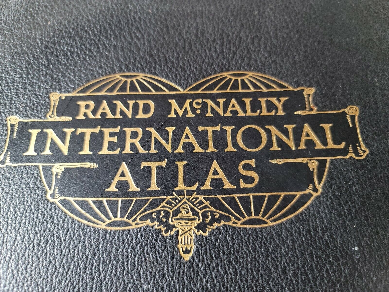 Antique 1926 Rand McNally INTERNATIONAL Atlas of the World Complete MAP BOOK