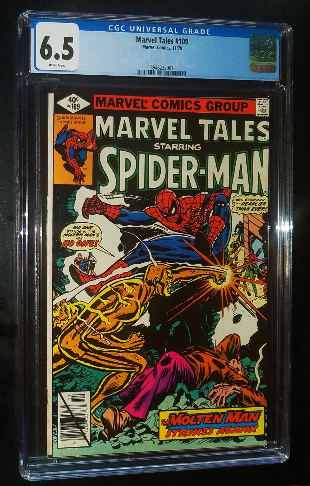 CGC MARVEL TALES SPIDER-MAN #109 1979 Marvel Comics CGC 6.5 Fine+ White Pages