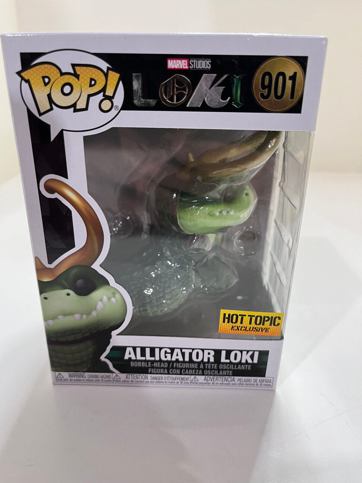 Funko Pop Marvel Alligator Loki #901 HOT TOPIC EXCLUSIVE