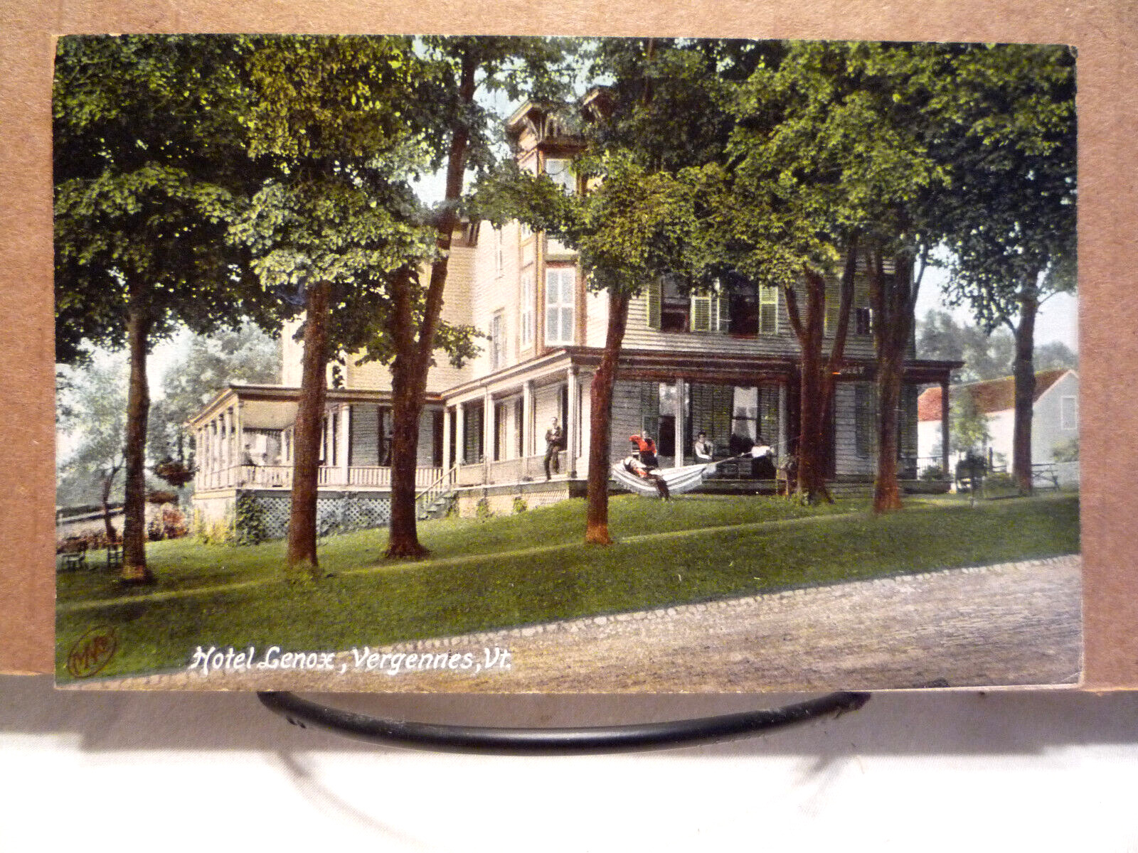 1907 Vermont VT ~ Vergennes, Hotel Genox, Hammock, Porches