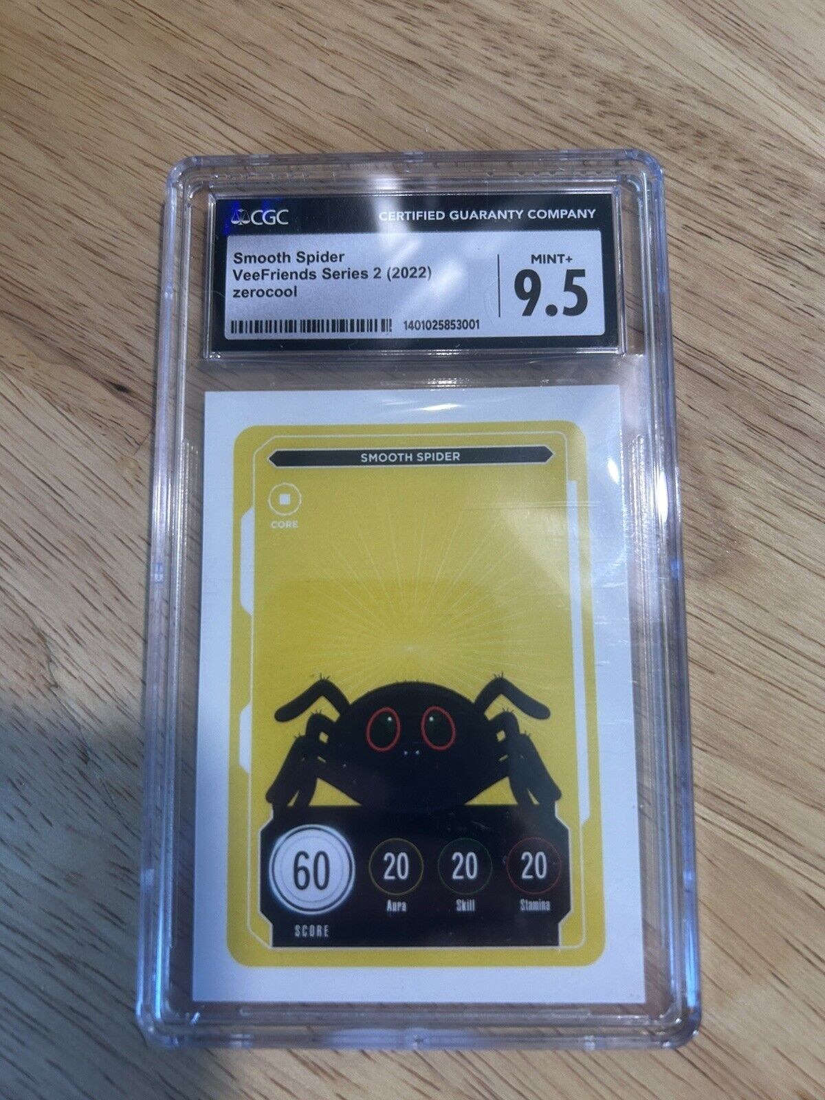 Smooth Spider CGC 9.5 Rookie  Veefriends Compete And Collect Series 2