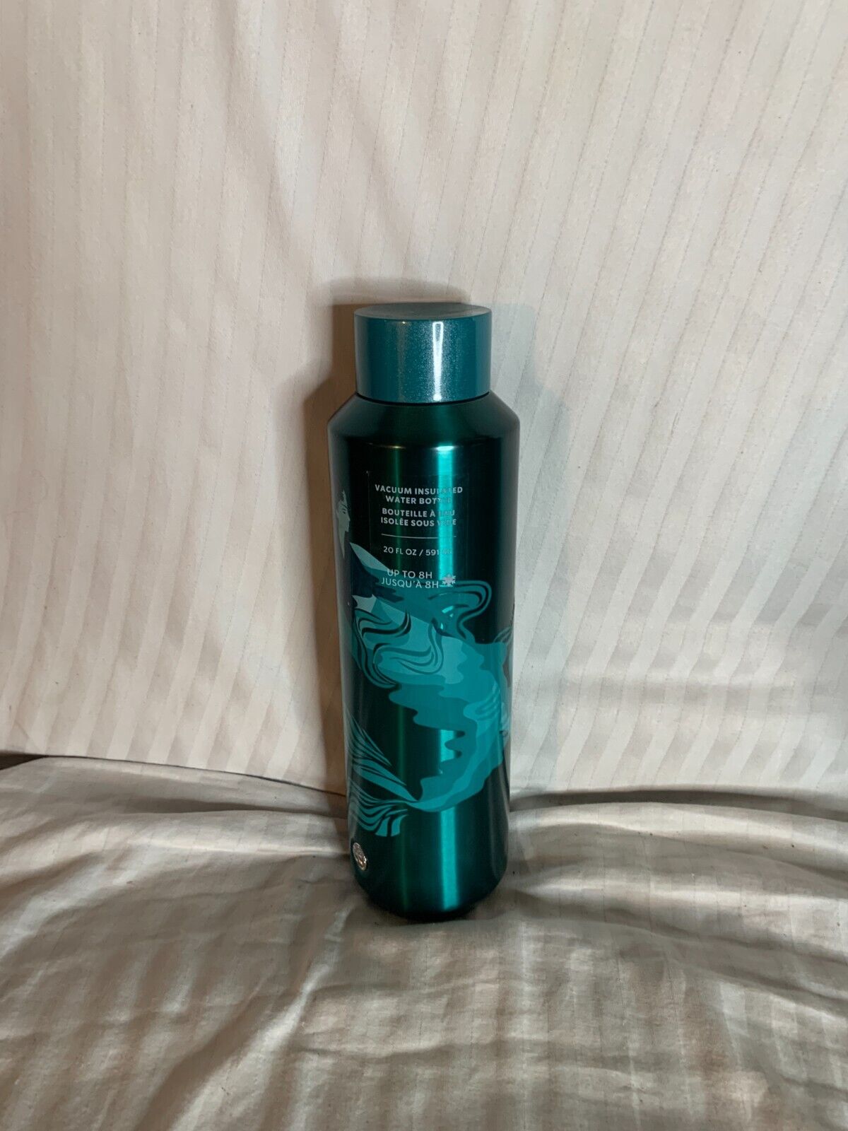 NEW Starbucks Vacuum Insulated Water Bottle 20 Oz Metal Green Teal