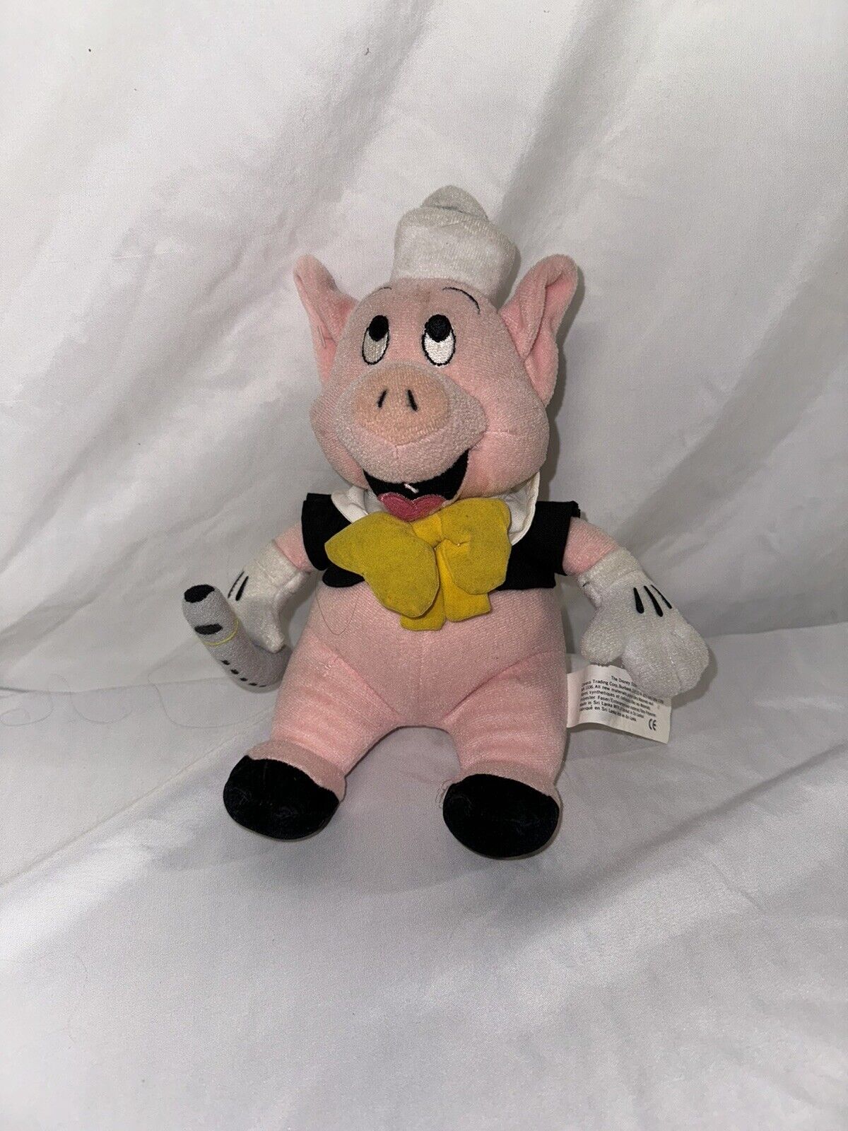 Vintage Disney Store Three 3 Little Pigs Plush HTF
