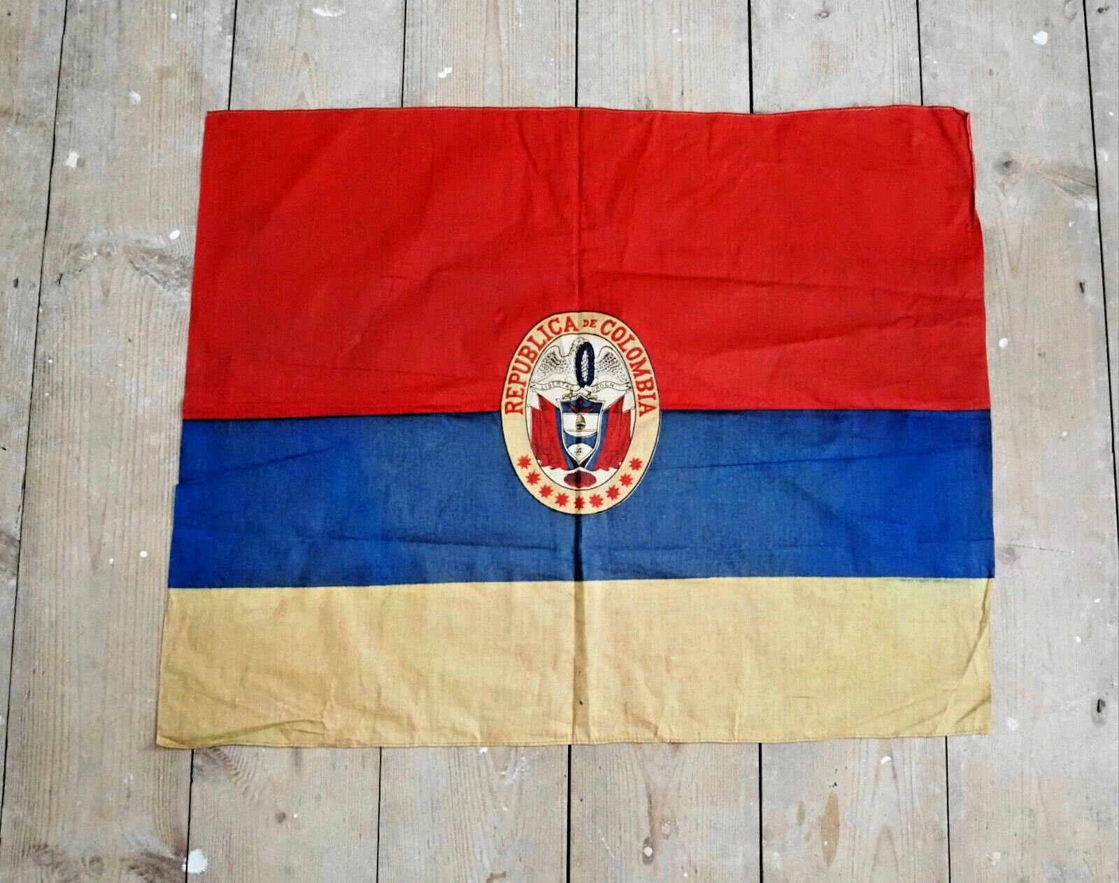 Rare 1886 Variation Of The Flag Of Colombia - Alternative Design Never Used