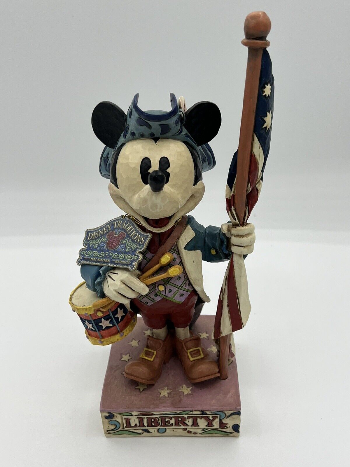 Jim Shore Disney Mickey Mouse The Ultimate Patriot Liberty Figurine In Box