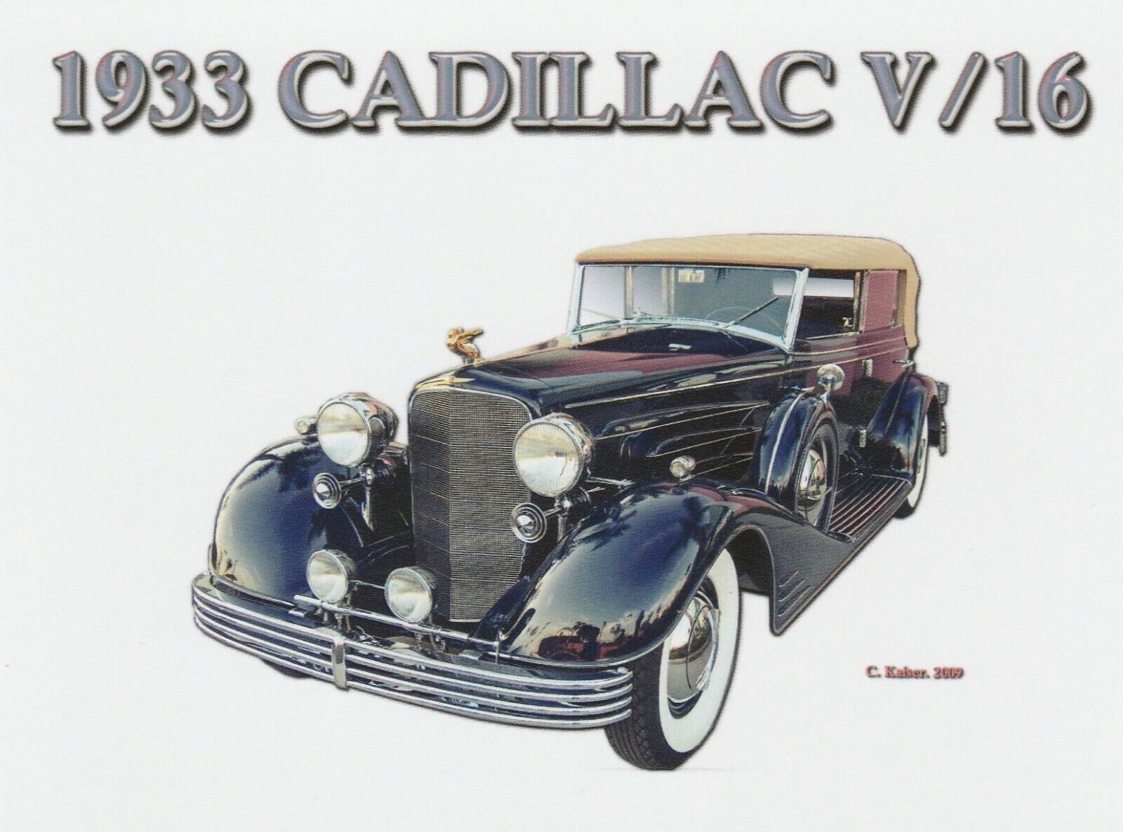 *Classic Vehicle Postcard-\