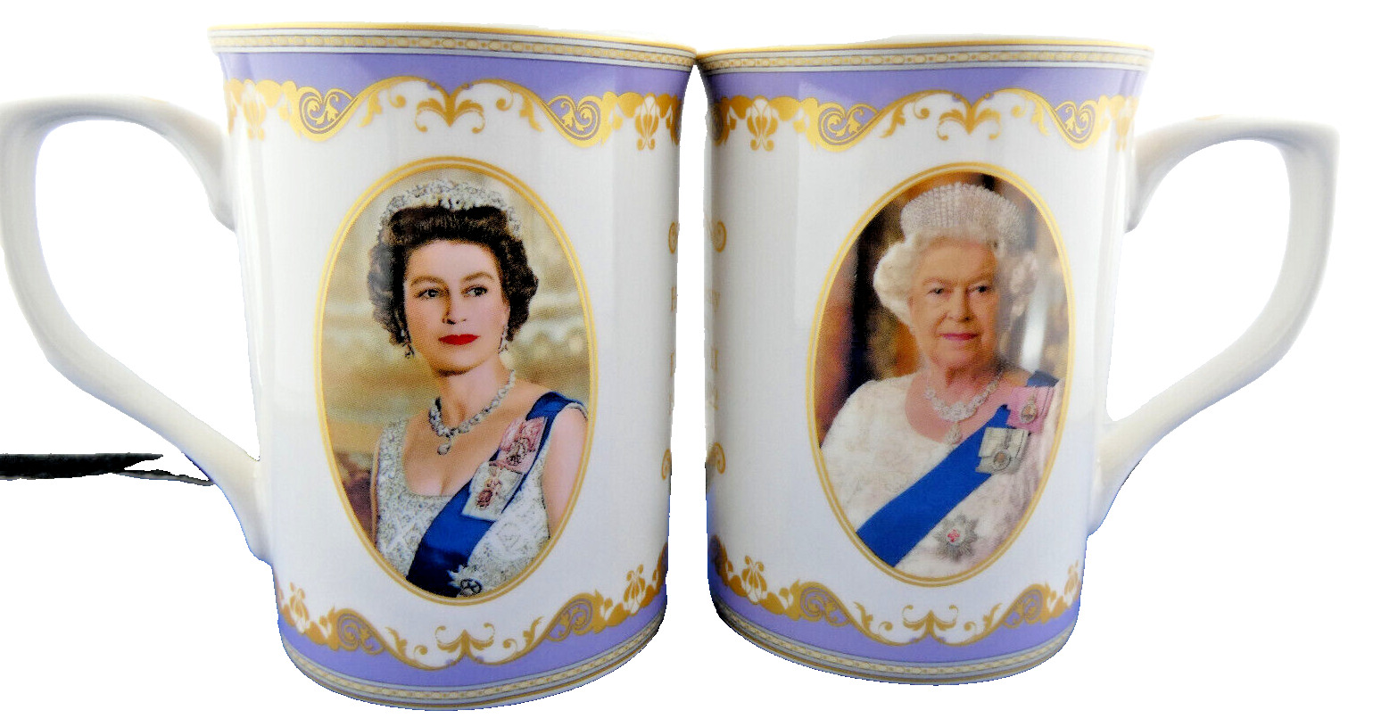 Queen Elizabeth II Commemorative Mug Fine China frm Royal Heritage  NEW