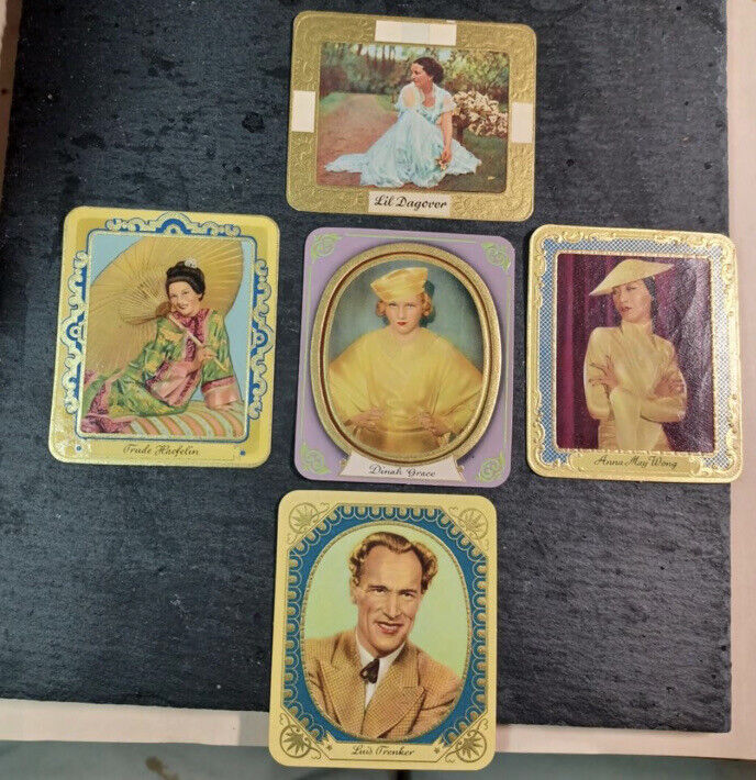 Vintage Cigarette Cards 1930’s German Movie Stars Cards Rare Near Mint