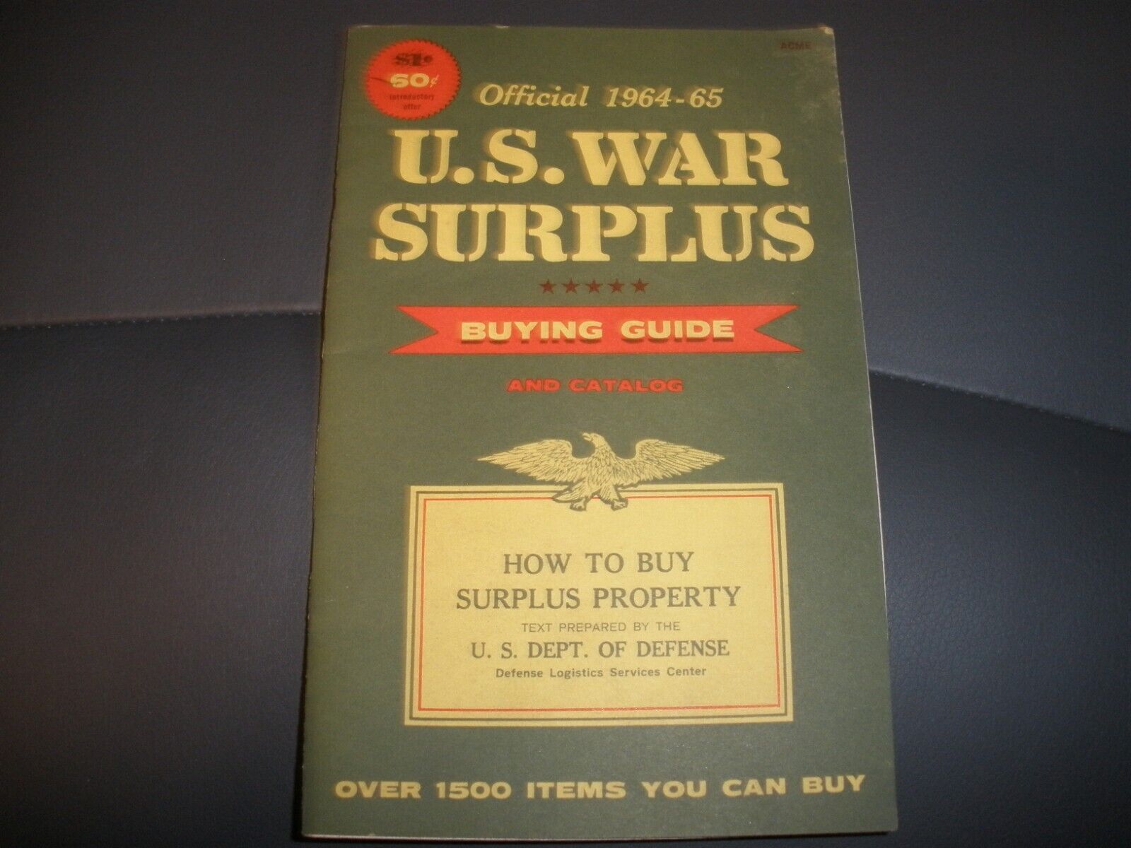 Official 1964-65 U.S. War Surplus Buying Guide & Catalog EUC (R2)