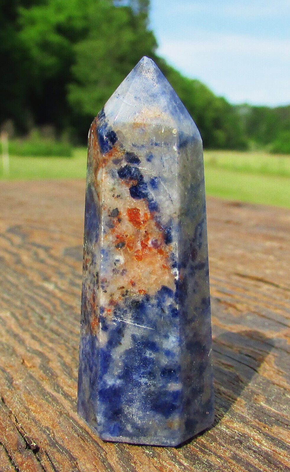 Polished Sodalite Tower  From Brazil