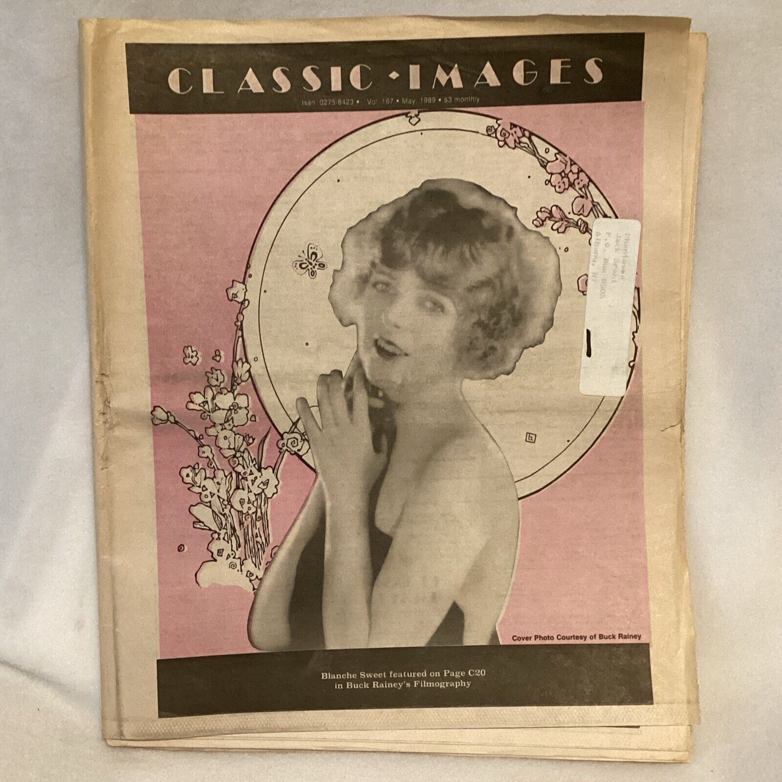 Vintage May 1989 Classic Images Blanche Sweet In Buck Rainey’s Film Vol #167