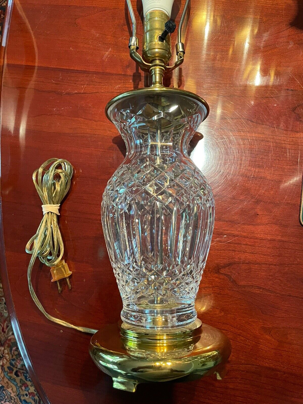 waterford crystal Vintage lamp