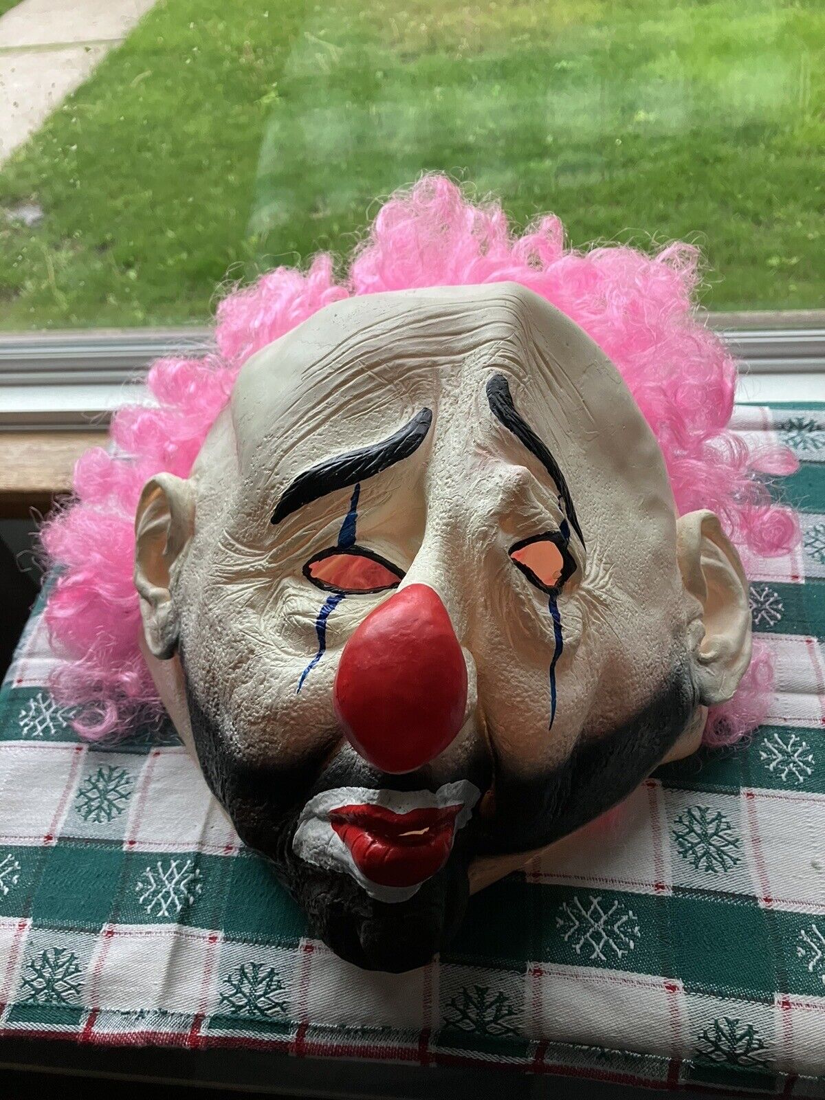 RARE Slipknot Clown ODDBALL Mask 1997 Paper Magic Group Pink Vintage Halloween