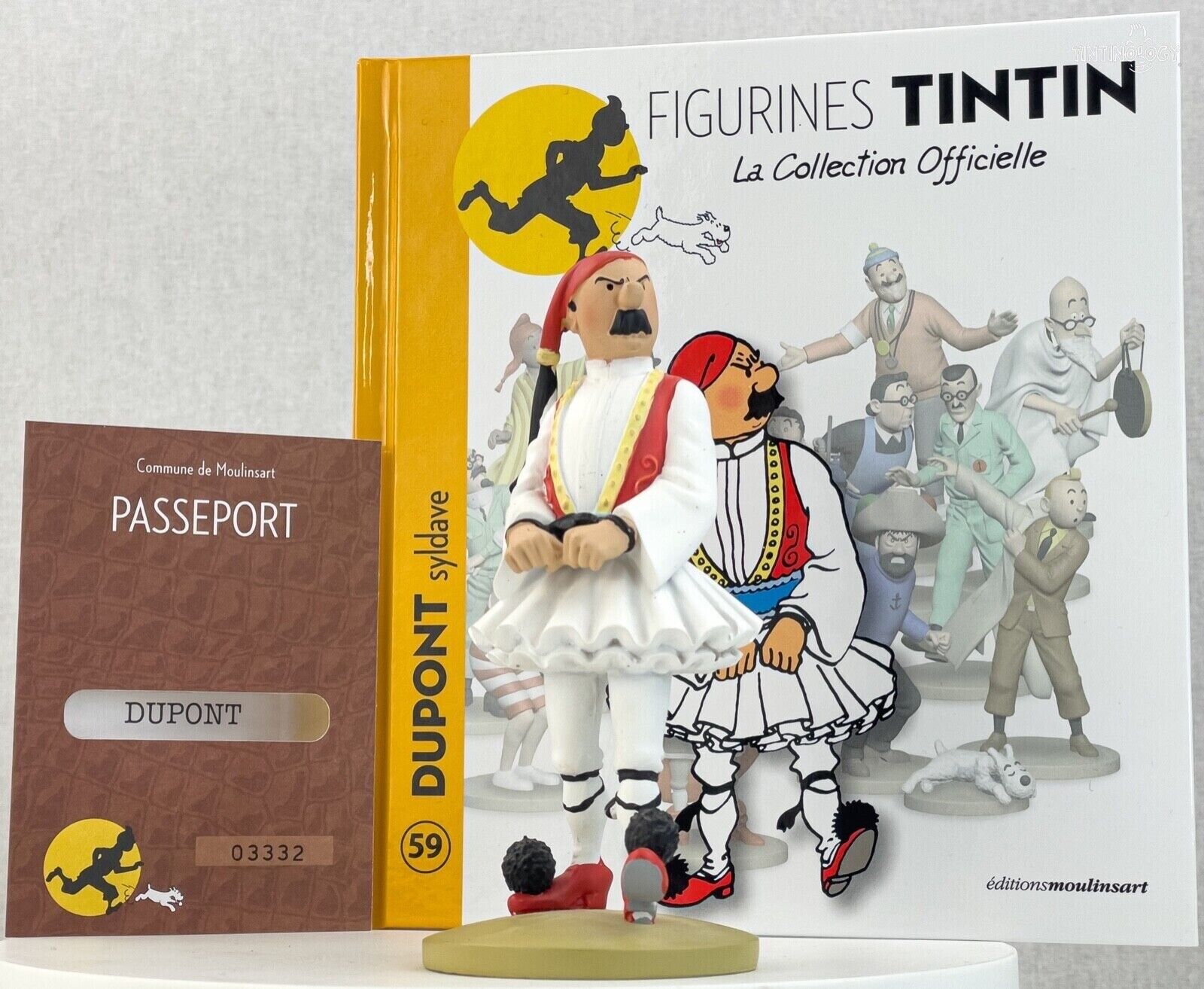 Tintin Figurine Officielle #59 Syldavian Thomson Explorers Moon Herge model ML