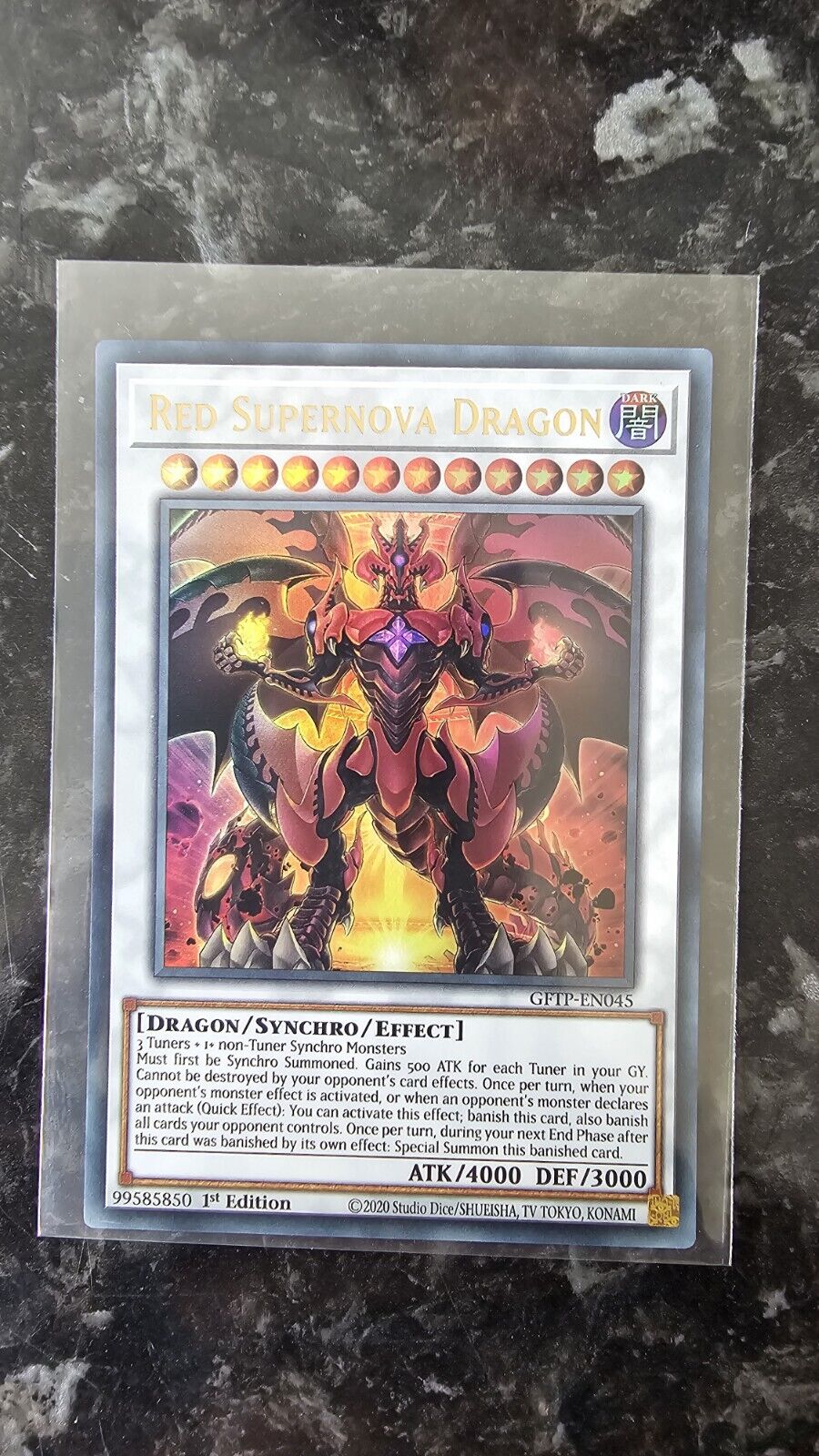 GFTP-EN045 Red Supernova Dragon Ultra Rare 1st Edition Mint YuGiOh Card