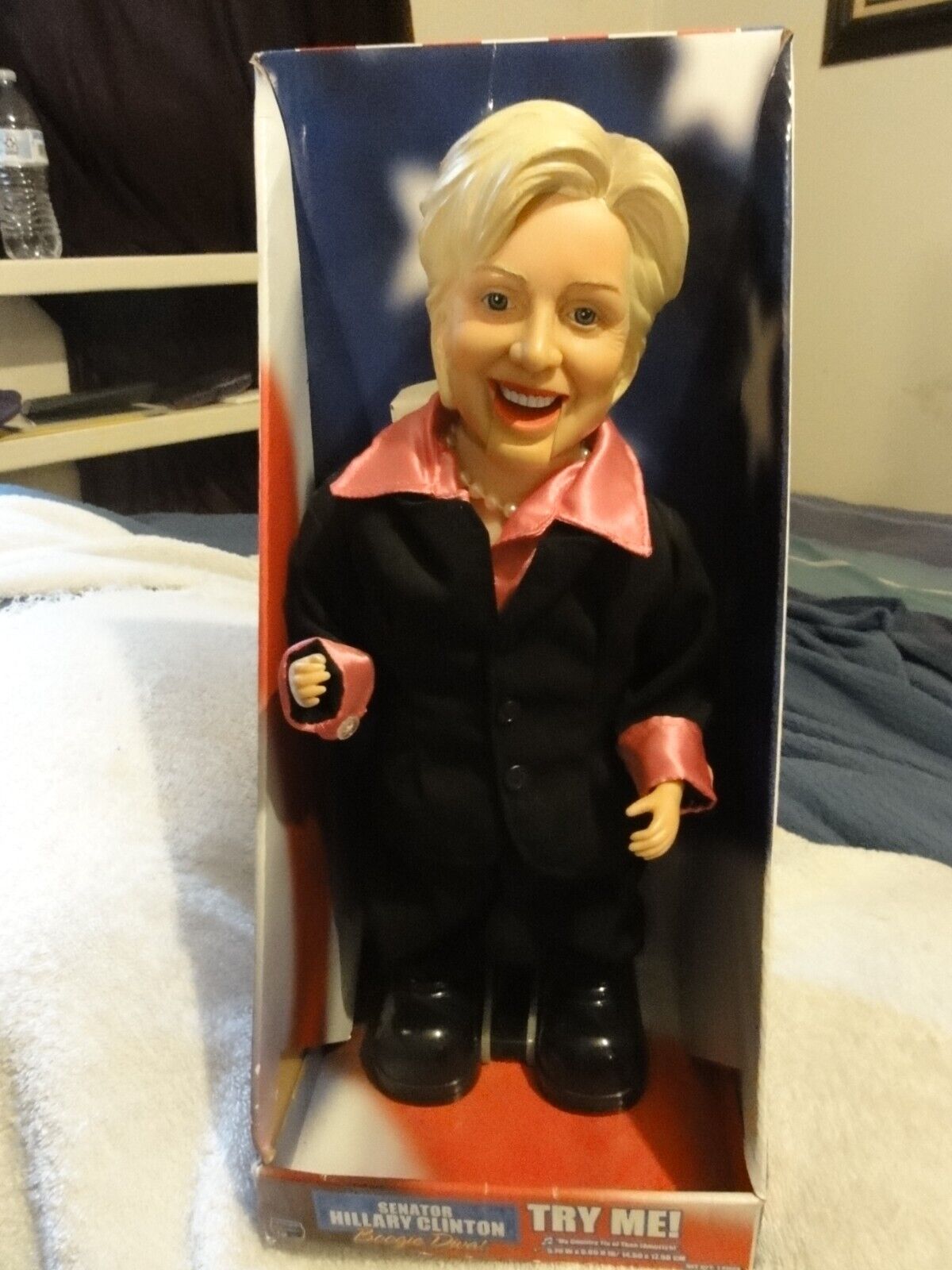 Senator Hillary Clinton Boogie Diva Motion Activated Doll LARGE 14\