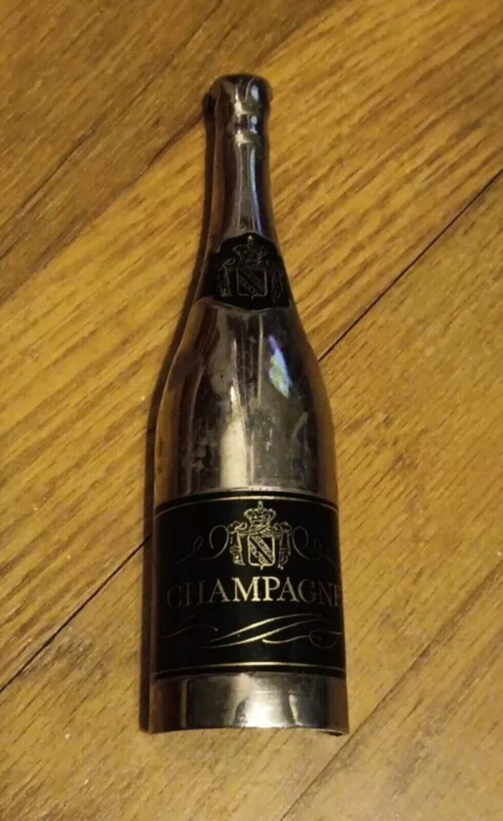 Vintage French Bottle Opener Champagne Bottle Shape