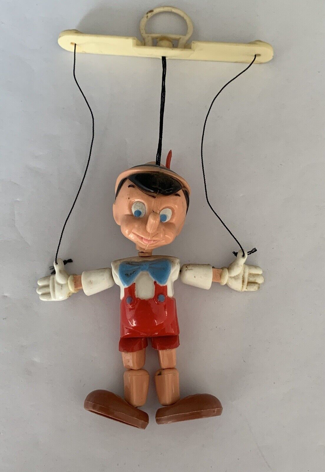 Vintage Walt Disney Productions  Plastic String Puppet PINOCCHIO Hong Kong