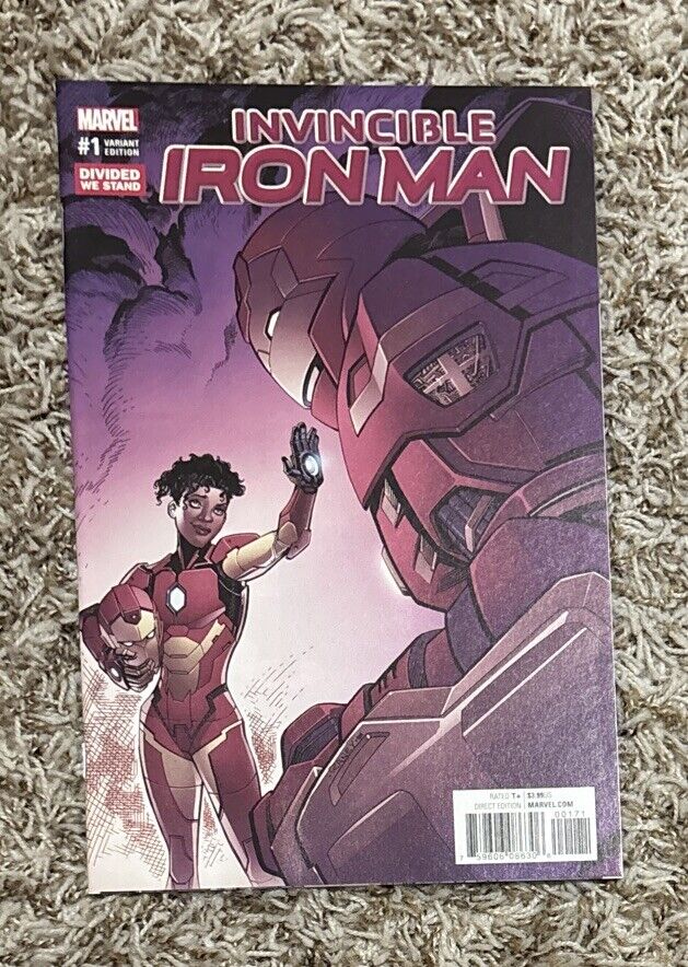 Invincible Iron Man #1 * Divided We Stand variant cover Tom Raney * 2017