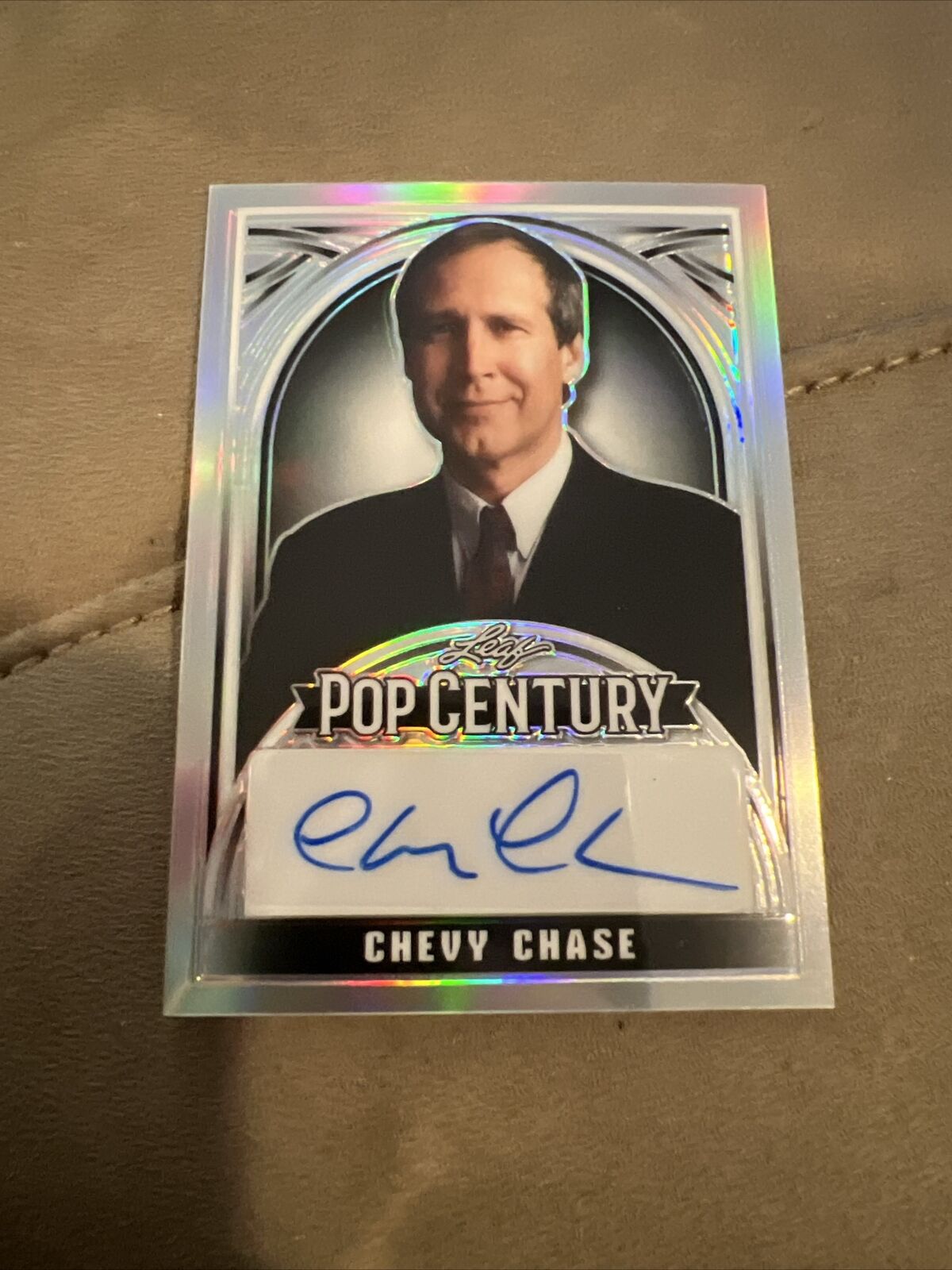 CHEVY CHASE 2024 LEAF METAL POP CENTURY AUTO AUTOGRAPH Silver /25