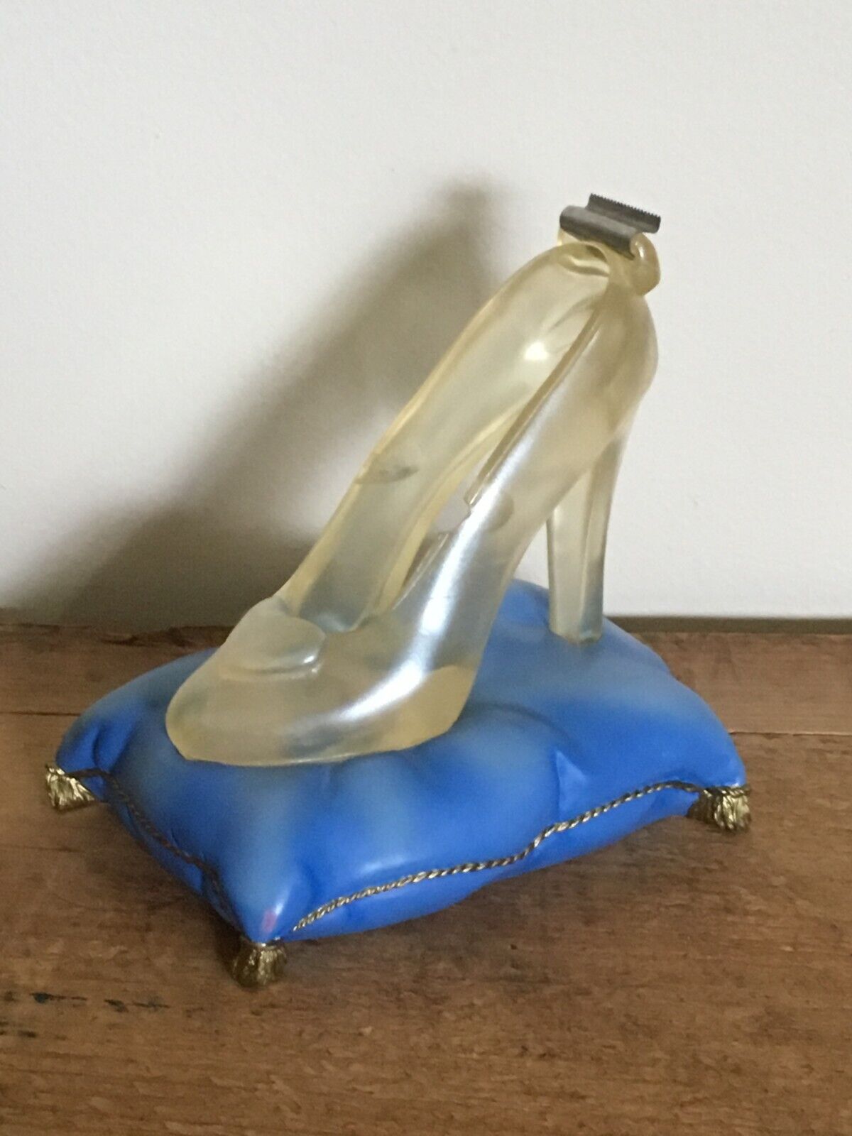 Vintage Disney Cinderella Slipper Tape Dispenser Desk Accessory