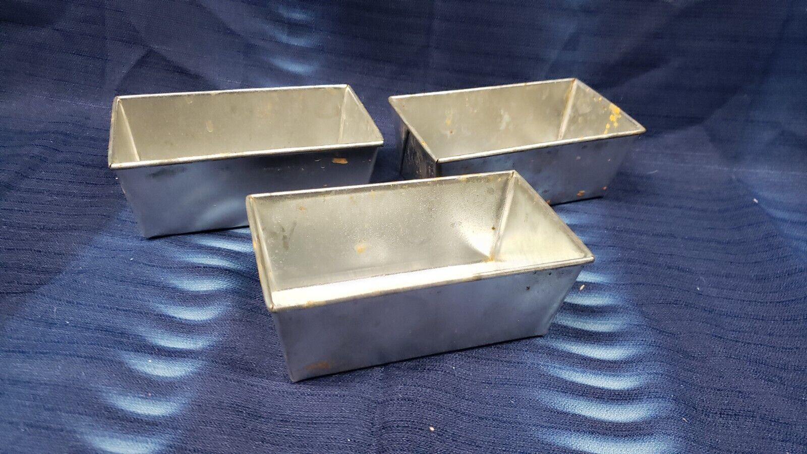 Set of 3 Ekco Rectangular Metal Tins – Small Rectangular Metal Tins