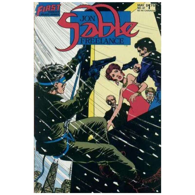 Jon Sable: Freelance #47 in Very Fine condition. First comics [c`