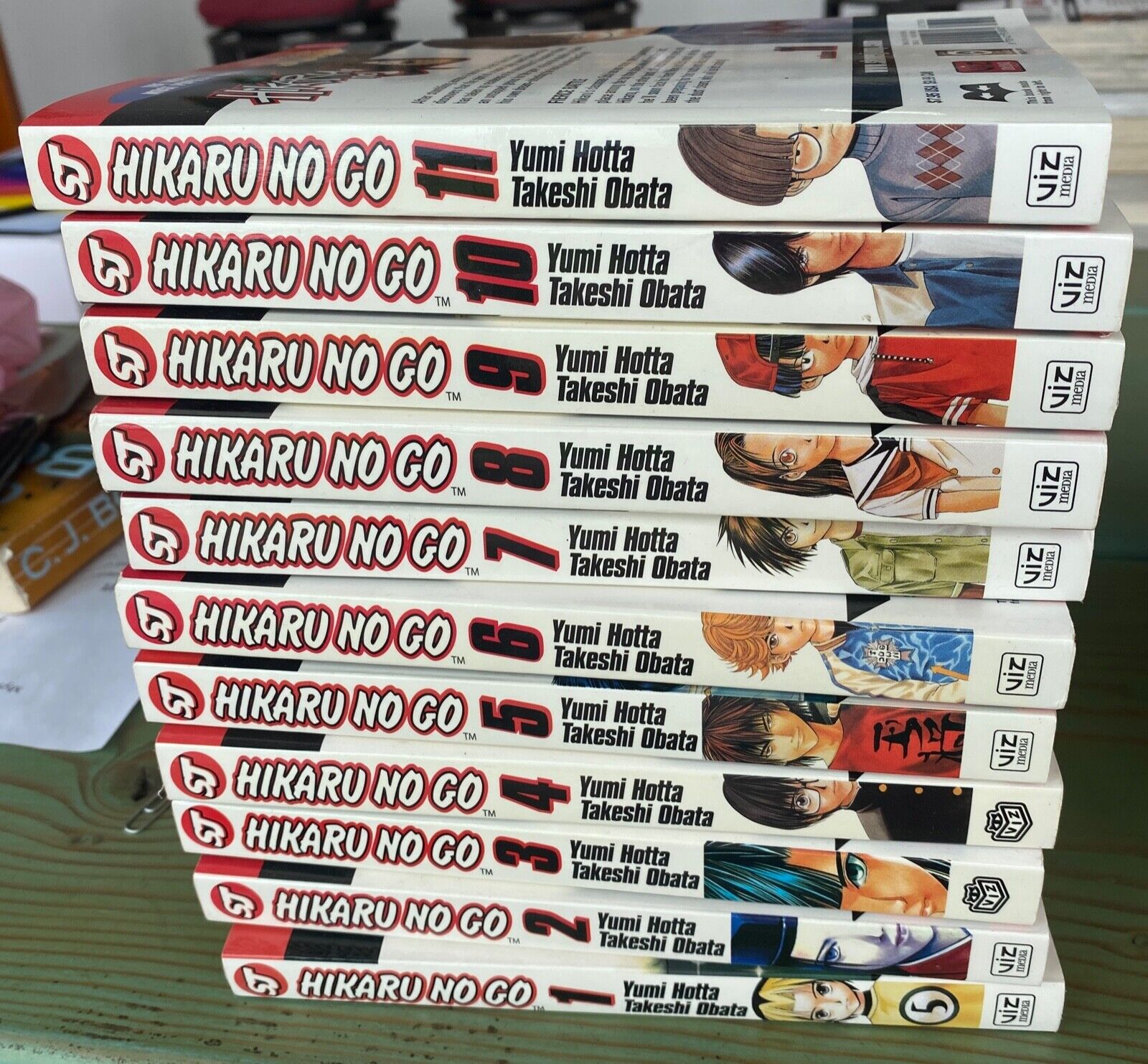 Hikaru No Go Vol 1-11 ENGLISH MANGA SHONEN JUMP