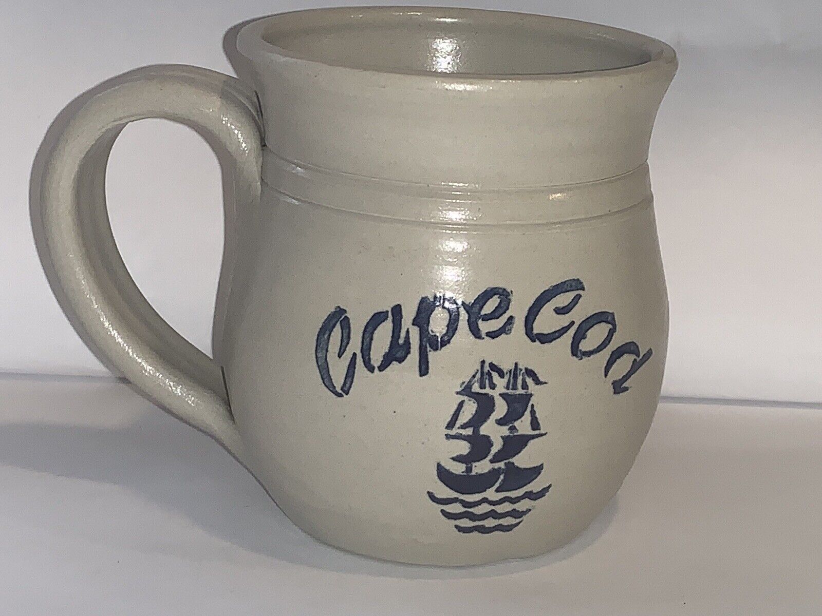 CAPE COD MUG WILLIAMSBURG POTTERY COFFEE MUG CUP TEA SAILING SHIP