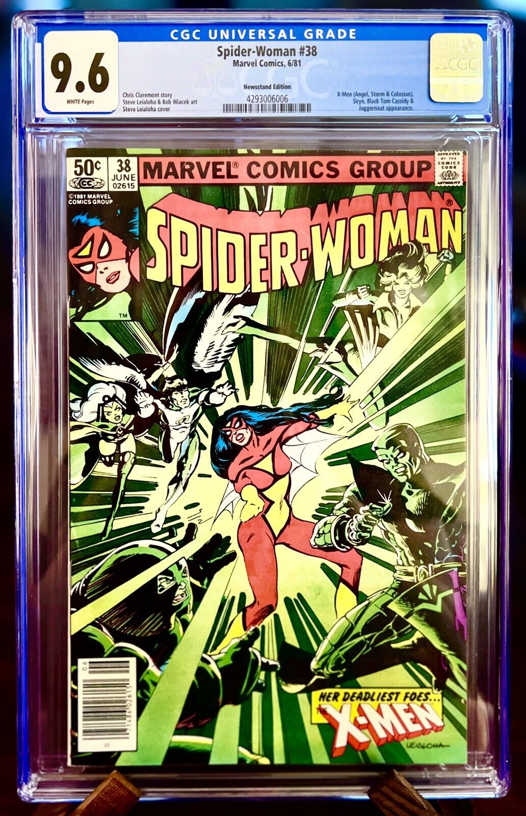 Spider-Woman # 38 (1981) Bronze Age X-Men - CGC 9.6 Near Mint+ with White Pages