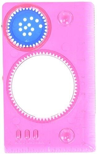 U.S. Toy 6059 Plastic Spiro Stencils For Arts And Crafts, 3-1/2\