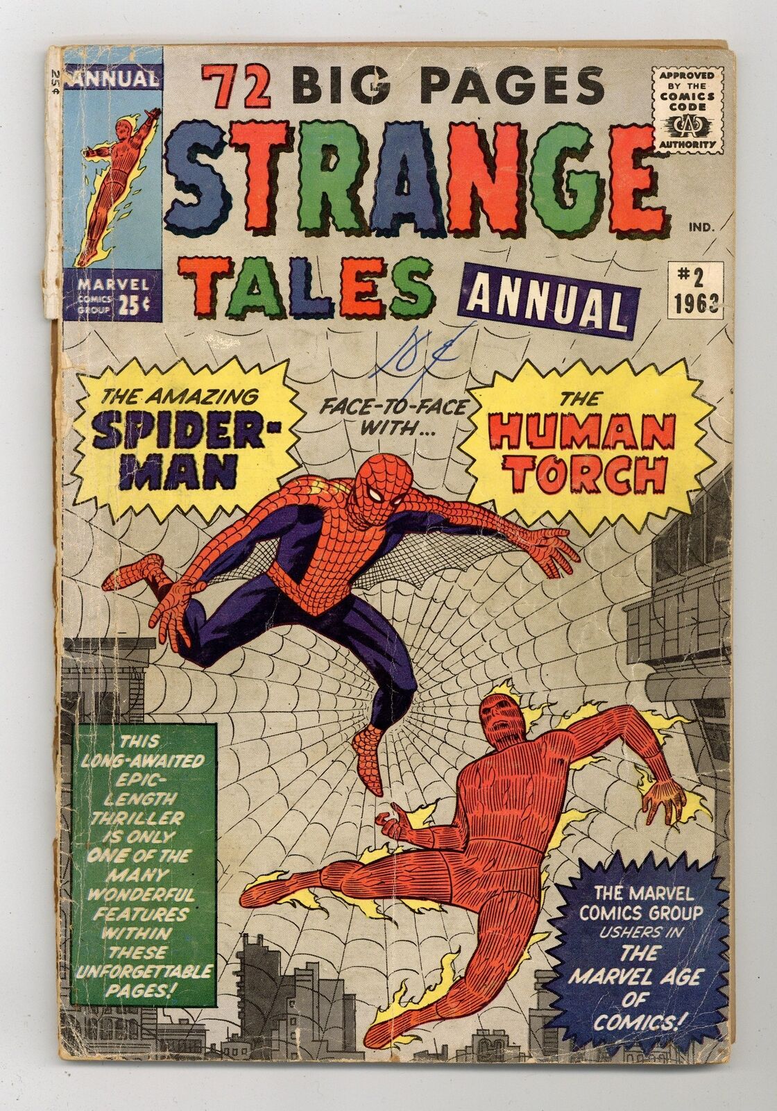 Strange Tales Annual #2 PR 0.5 1963