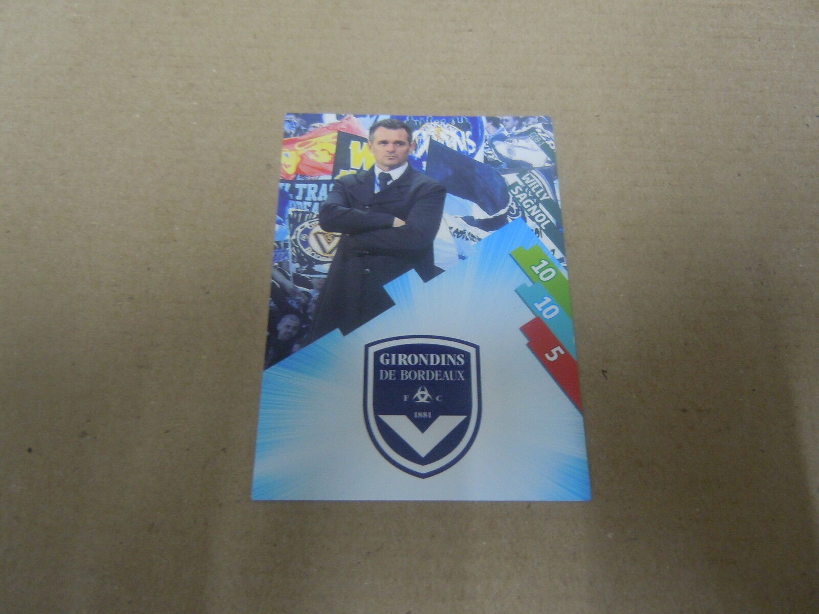 2014/15 Adrenalyn Card - Bordeaux - No.01 - Willly Sagnol - Coach