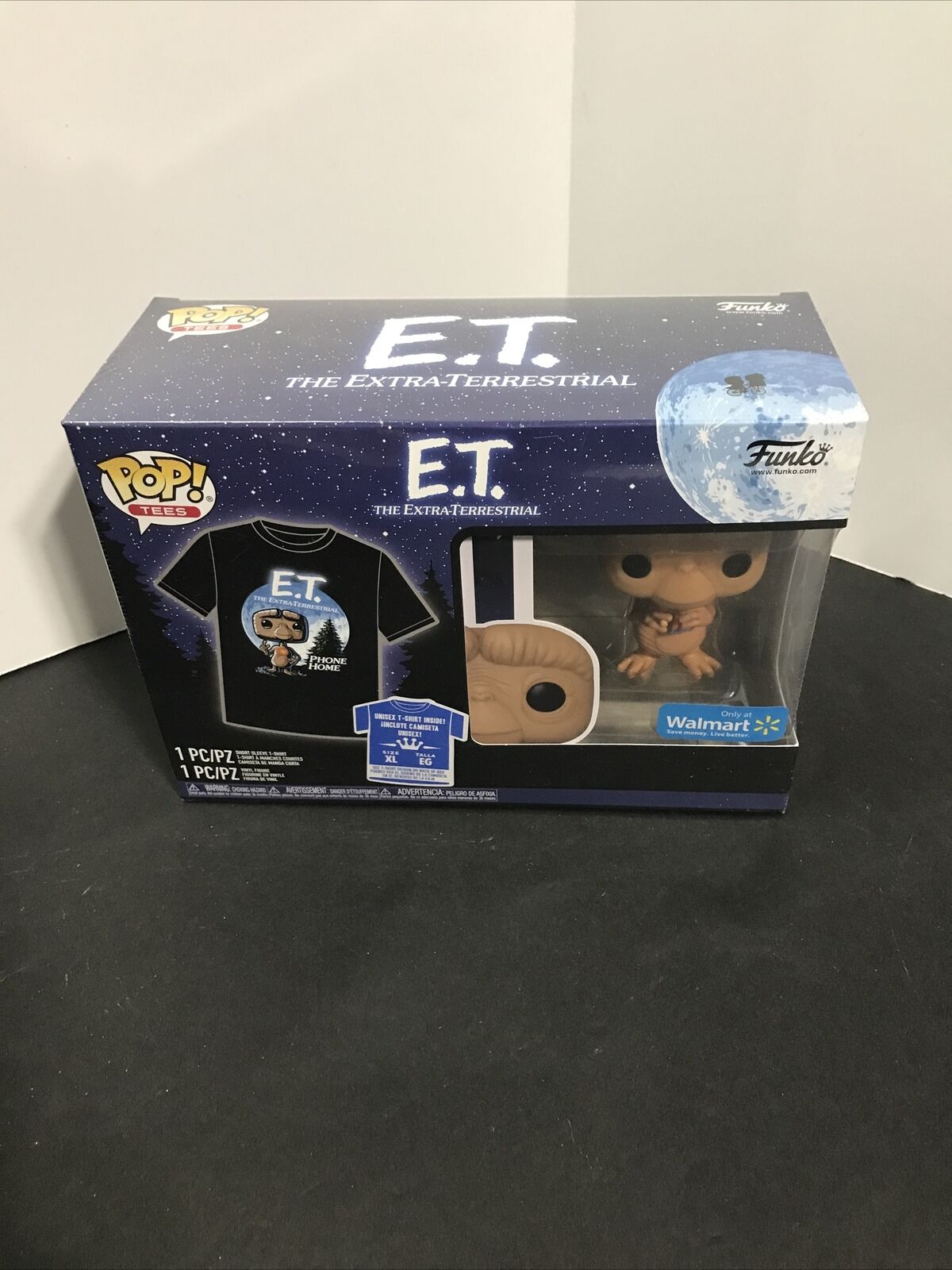 Funko POP Tees E.T. The Extra Terrestrial XL T-Shirt & Walmart Exclusive SEALED