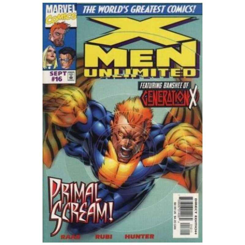 X-Men Unlimited (1993 series) #16 in NM minus condition. Marvel comics [m{