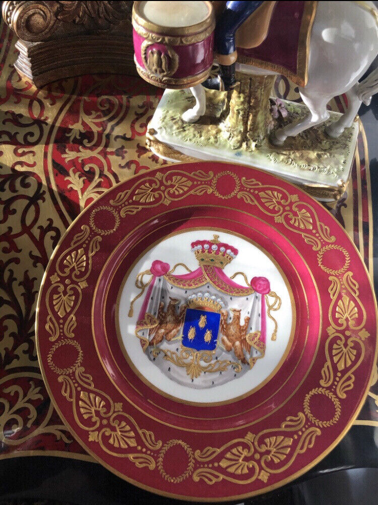 Plate Offered by Emperor Napoleon I Bonaparte To His Sister - Crown Armorial