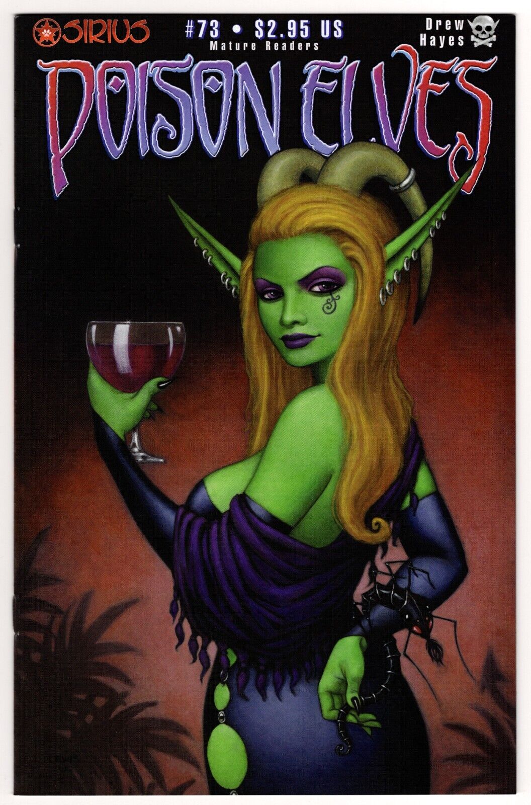 Poison Elves #73 [1995 Sirius Entertainment / Drew Hayes] HTF / High Grade
