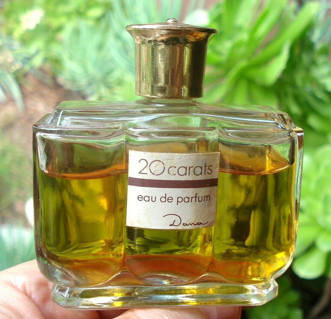 Vintage, scarce, 20 CARATS Dana, eau de Parfum, 2 fl oz 59ml 85% full