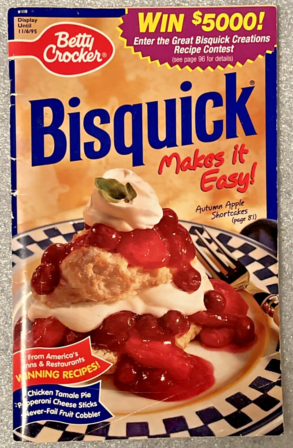 1995 November, Betty Crocker Cookbook #110, \