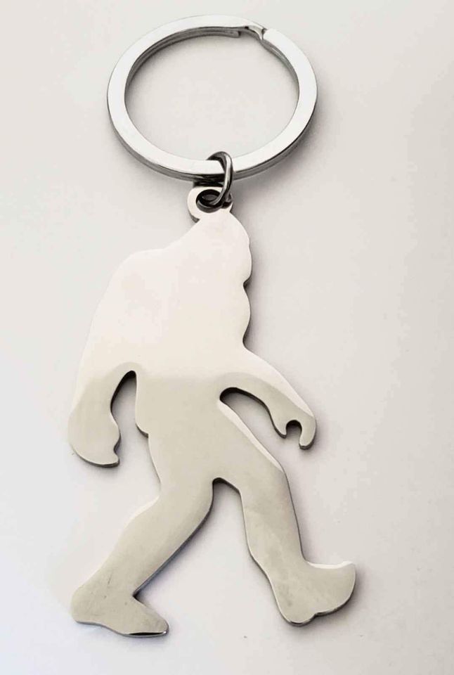 Big Foot Stainless Steel Keychain 1.5\