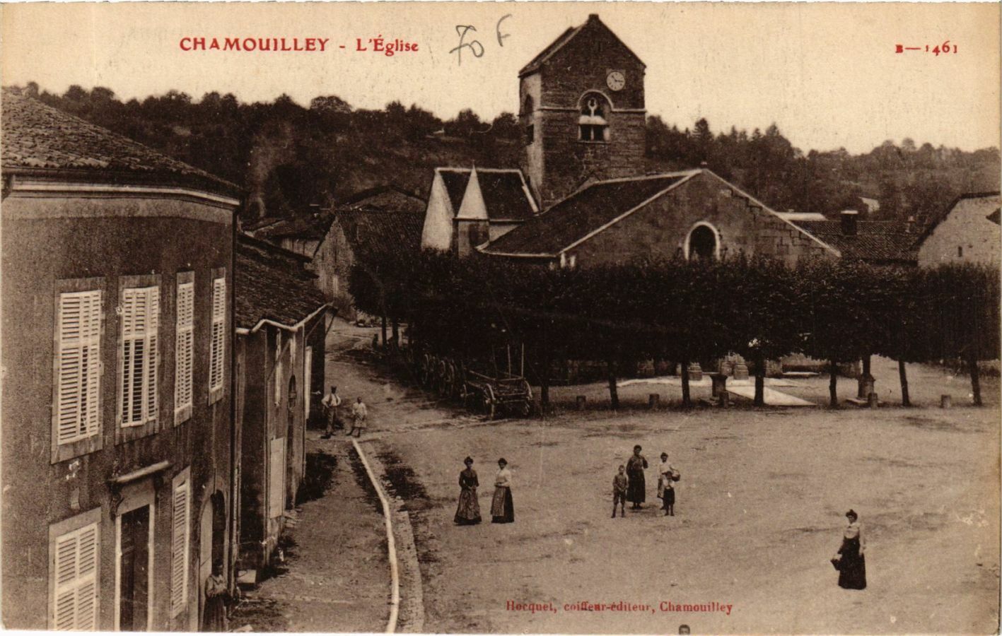 CPA AK CHAMOUILLEY Church (864722)