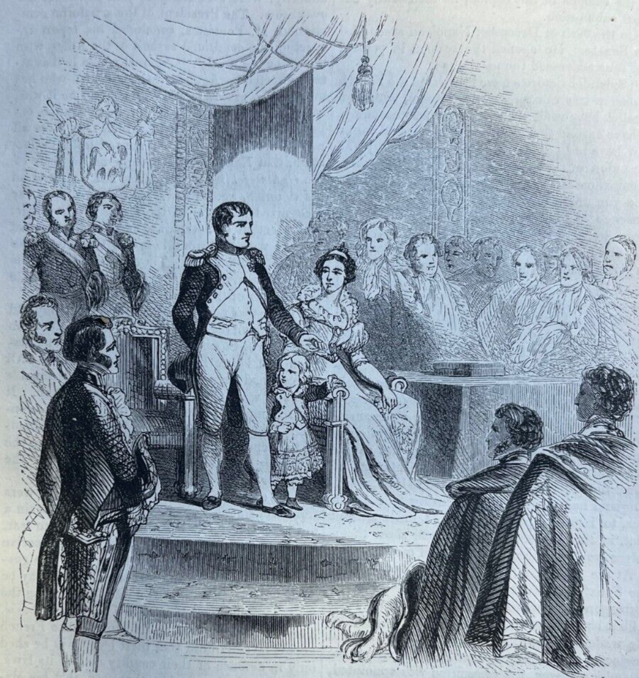 1854 Napoleon Bonaparte The Campaign of Paris illustrated