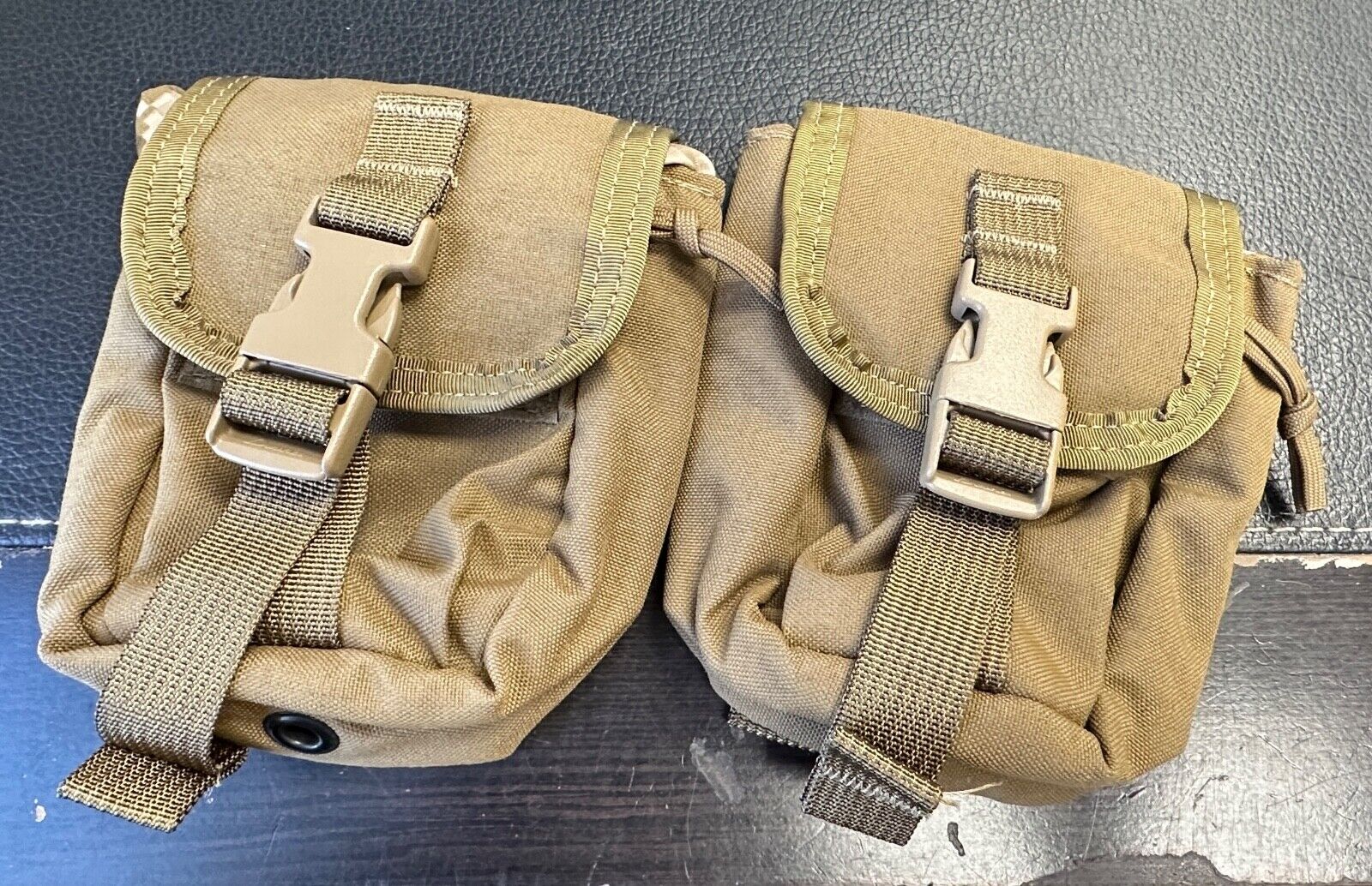 LBT USMC ISSUE SMALL UTILITY POUCH COYOTE NEW (2 EACH)